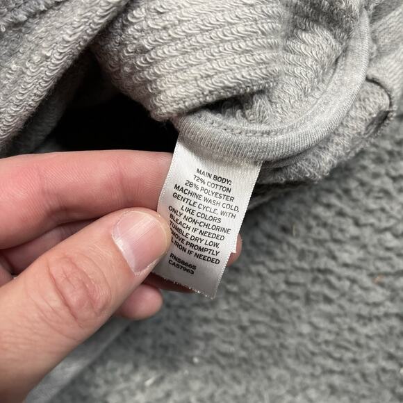 Caslon Relaxed Knit Blazer Womens XL Grey Cardigan Button Long Sleeve Cotton NWT - Picture 6 of 10